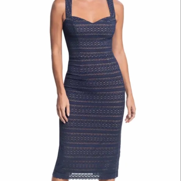 Dress The Population Nicole Sheath Bodycon Dress - XS, Navy Blue - Picture 1 of 4